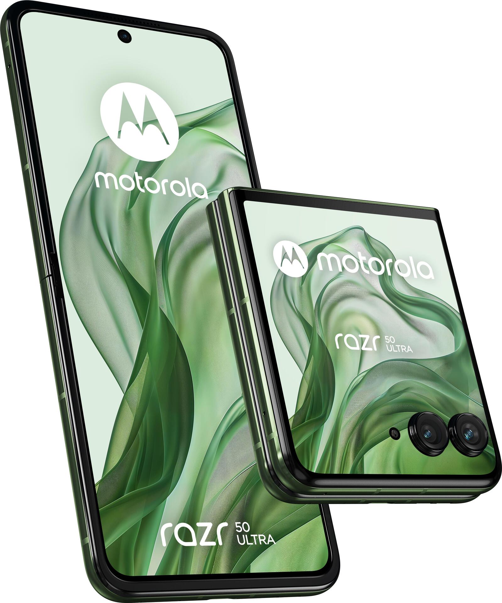 Motorola razr 50 ultra 17,5 cm (6.9) Dual-SIM Android 14 5G USB Typ-C 12 GB 512 GB 4000 mAh Grün (PB1T0004SE) von Motorola