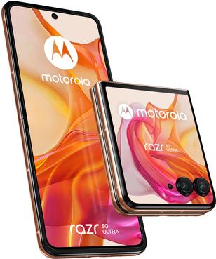 Motorola razr 50 ultra 17,5 cm (6.9) Dual-SIM Android 14 5G USB Typ-C 12 GB 512 GB 4000 mAh Grün - Pfirsich (PB1T0055SE) von Motorola