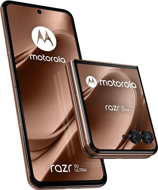 Motorola razr 50 ultra 17,5 cm (6.9) Dual-SIM Android 14 5G USB Typ-C 12 GB 512 GB 4000 mAh Mokka (PB1T0117PL) von Motorola