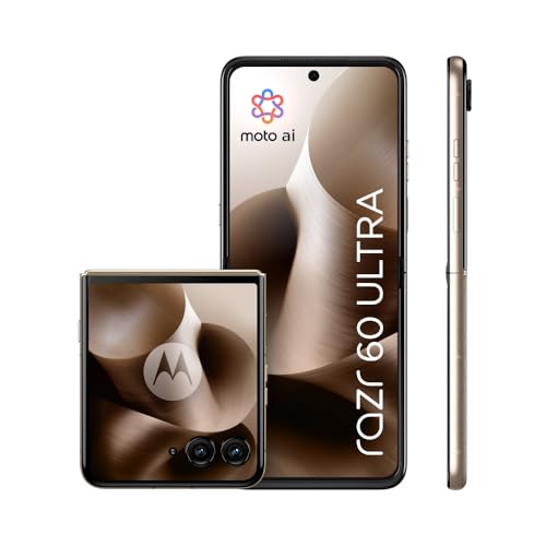 Motorola razr 60 Ultra (Flip-Phone, 6,96"/4,0"-Super HD, 50-MP-Kamera, 16/512 GB, 4700 mAh, Android 15) Pantone Mountain Trail, inkl. Schutzcover – speziell bei Amazon von Motorola Mobility