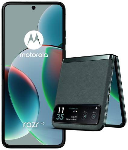 Motorola razr40 5G Smartphone 256GB 17.5cm (6.9 Zoll) Grün Android™ 13 von Motorola