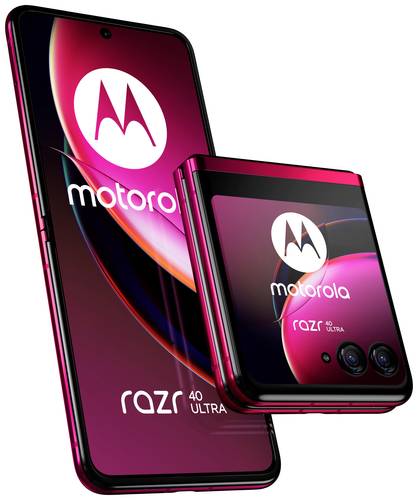 Motorola razr40 Ultra 5G Smartphone 256GB 17.5cm (6.9 Zoll) Magenta Android™ 13 von Motorola