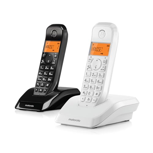 Telefono Inalambrico DECT MOTOROLA S1202 Duo Startac Blanco y Negro von Motorola