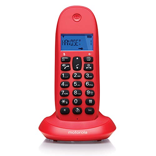 Telefono Inalambrico DECT Motorola C1001 Rojo Cereza von Motorola