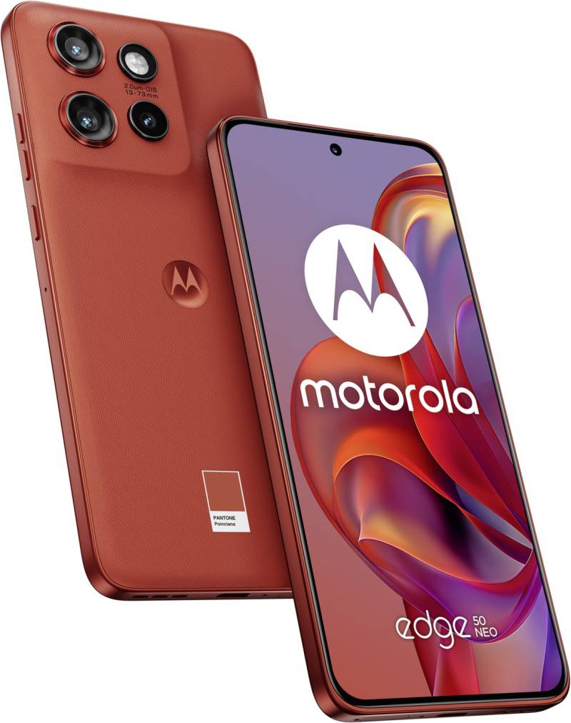 edge50 neo Smartphone PANTONE poinciana von Motorola