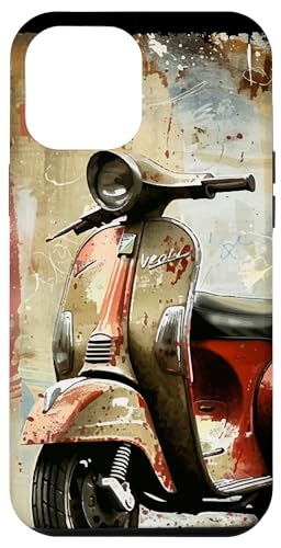 Hülle für iPhone 12 Pro Max Retro Motorroller Mofa Roller Rollerfahrer Moped Geschenke von Motorroller Geschenke Shop Mofa & Moped