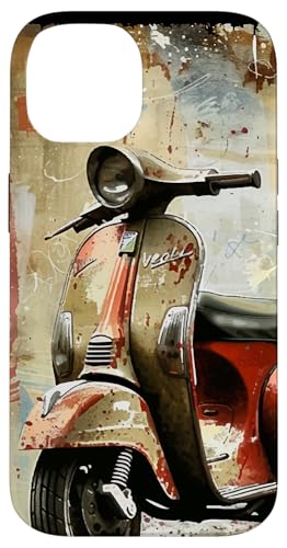 Hülle für iPhone 14 Retro Motorroller Mofa Roller Rollerfahrer Moped Geschenke Hülle für iPhone 14 Retro Motorroller Mofa Roller Rollerfahrer Moped Geschenke von Motorroller Geschenke Shop Mofa & Moped