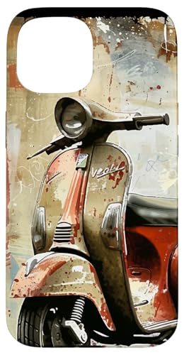Hülle für iPhone 15 Retro Motorroller Mofa Roller Rollerfahrer Moped Geschenke Hülle für iPhone 15 Retro Motorroller Mofa Roller Rollerfahrer Moped Geschenke von Motorroller Geschenke Shop Mofa & Moped