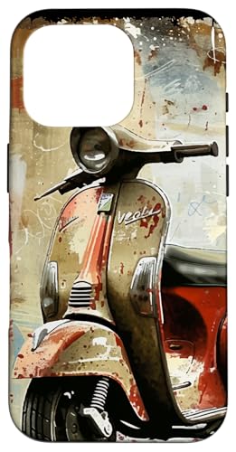 Hülle für iPhone 16 Pro Retro Motorroller Mofa Roller Rollerfahrer Moped Geschenke Hülle für iPhone 16 Pro Retro Motorroller Mofa Roller Rollerfahrer Moped Geschenke von Motorroller Geschenke Shop Mofa & Moped