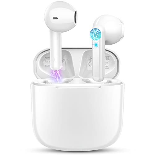 Motost Bluetooth Kopfhörer, Kopfhörer Kabellos Bluetooth 5.3 mit ENC Mic, Mini Wireless Kopfhörer in Ear Deep Bass, IP7 Wasserdicht, USB-C Touch Control Noise Cancelling Eadbus von Motost