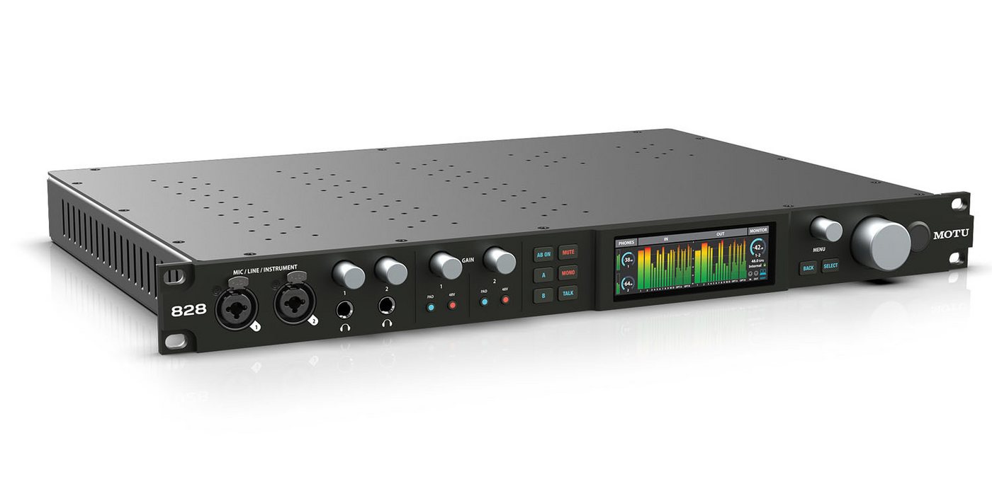 Motu-Audio 828 (2024) 60-Kanal USB Audio-Interface Digitales Aufnahmegerät von Motu-Audio