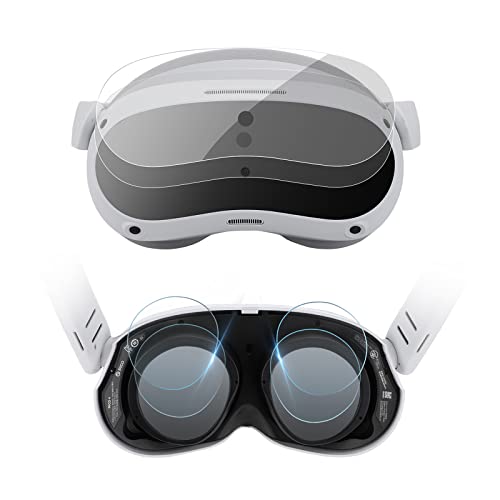 MotuTech 2 x weiche Schutzfolien für PICO 4 VR-Brille, Virtual-Reality-Headset, Brille und Display, kratzfest, ölabweisend, Anti-Fingerabdruck von MotuTech