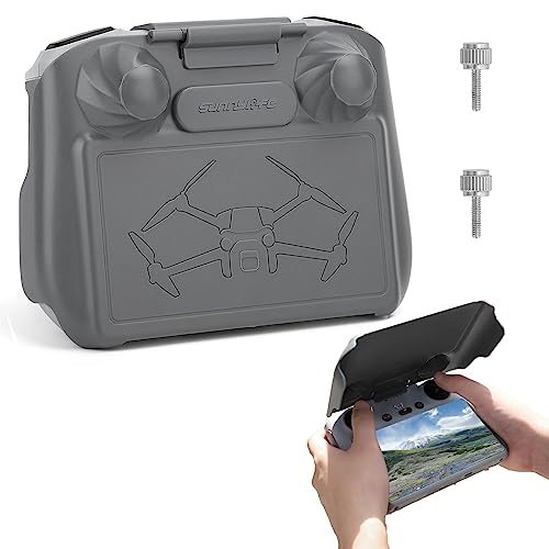 MotuTech 2-in-1 Schutz und Sonnenblende für DJI RC/RC Pro Fernbedienung für DJI Mavic 3 Pro Mini 3 Mini 3 Pro kratzfest (Grau – für DJI RC) von MotuTech