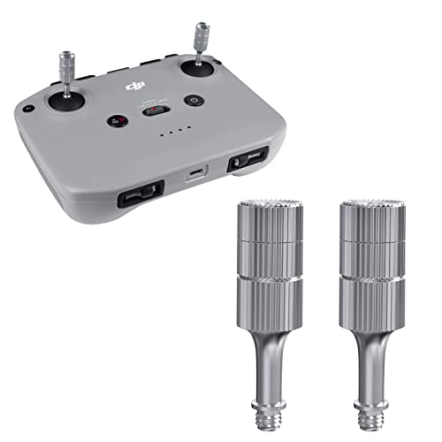 MotuTech Joystick, erweitert, rutschfest, für DJI RC-N1 Fernbedienung, Mini 3 Pro Mavic 3 Air 2s Air 2 Mini 2 Drohne Fernbedienung verstellbar Joystick Rocker Aluminiumlegierung MotuTech Joystick, erweitert, rutschfest, für DJI RC-N1 Fernbedienung, Mini 3 Pro Mavic 3 Air 2s Air 2 Mini 2 Drohne Fernbedienung verstellbar Joystick Rocker Aluminiumlegierung von MotuTech