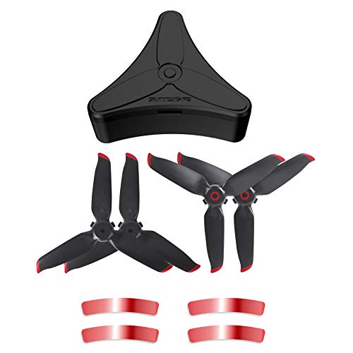 MotuTech Propellers 5328S Schutzhülle für DJI FPV Drohne, Zubehör, Aufbewahrungsbox für 4 Stück, Rot von MotuTech