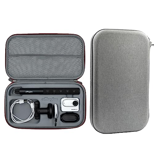 MotuTech Tragbare Tasche für Insta360 GO3 Schutzhülle Transportbox Aufbewahrungsbox für Kamera Selfie-Stick Zubehör von MotuTech