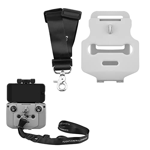 MotuTech Verstellbarer Gurt + Halterung für DJI Mini 3 Pro Mavic 3 / AIR 2 / 2S Mini 2 RC-N1 Lanyard Fernbedienung (Schwarz) von MotuTech
