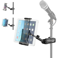Moukey Mmsph-1 Tablet Halterung für Mikrofonständer Multifunktion verstellbar Mic Ständer Halterung Moukey Mmsph-1 Tablet Halterung für Mikrofonständer Multifunktion verstellbar Mic Ständer Halterung von Moukey