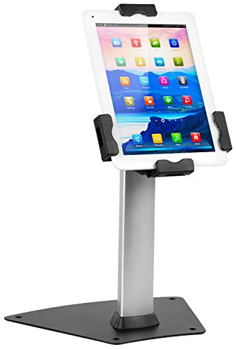 Mount-It! Diebstahlsicherer Tablet-Ständer/Sicherer Universal Tablet - Verriegelbar & Verstellbare Klemme für den Aufsatzständer - Kompatibel mit iPad und andere von Mount-It!