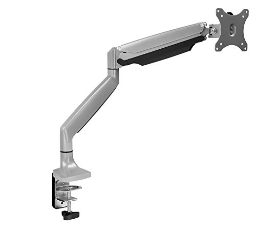 Mount-It! Einzelmonitor Arm Schreibtischhalterung | Voll beweglich und Gelenkhöhe einstellbar | Passend für 53-81cm (21 22 23 24 27 30 32 Zoll) VESA-kompatiblen Computerbildschirm von Mount-It!