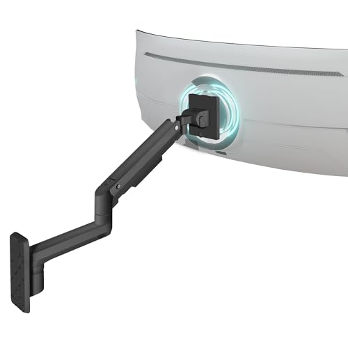 Mount-It! Ultrabreite Monitor-Wandhalterung, robuste Computer-Display-Wandhalterung, passend für Bildschirme bis zu 124,5 cm, 20 kg Kapazität von Mount-It!