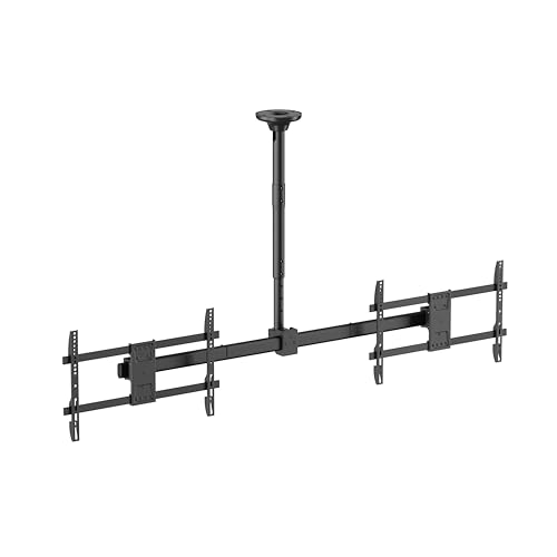 Mount Plus CB-D600 2x1 Side-by-Side-Menüboard-Deckenhalterung für 94 cm bis 152,4 cm große Fernseher, verstellbare Höhe, maximales Gewicht 40 kg pro Bildschirm, VESA-Muster bis zu 600 x 400, um 360 Mount Plus CB-D600 2x1 Side-by-Side-Menüboard-Deckenhalterung für 94 cm bis 152,4 cm große Fernseher, verstellbare Höhe, maximales Gewicht 40 kg pro Bildschirm, VESA-Muster bis zu 600 x 400, um 360 von Mount Plus
