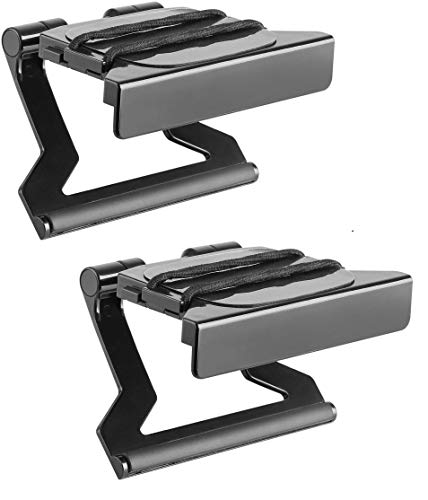 Mount Plus MP-APM-03-01 TV-Halterung für Flachbildschirme, verstellbare Clip-Halterung für Streaming-Geräte, Media-Boxen, Lautsprecher und Halterung für Apple TV, 12,7 cm (5 Zoll), 2 Stück von Mount Plus