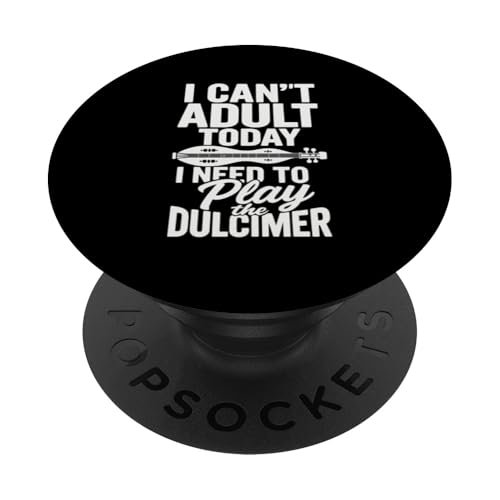 Mountain Hackbrett Spieler Musikinstrument Musiker PopSockets Klebender PopGrip von Mountain Dulcimer Player Musical Instrument