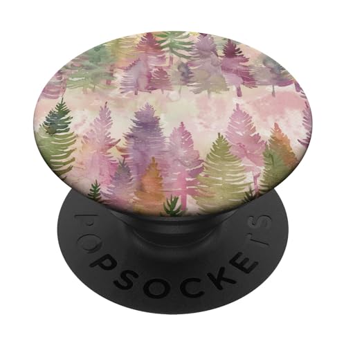 Abstrakte Außenlandschaft Ästhetischer Berg PopSockets Klebender PopGrip von Mountain Landscapes Forest