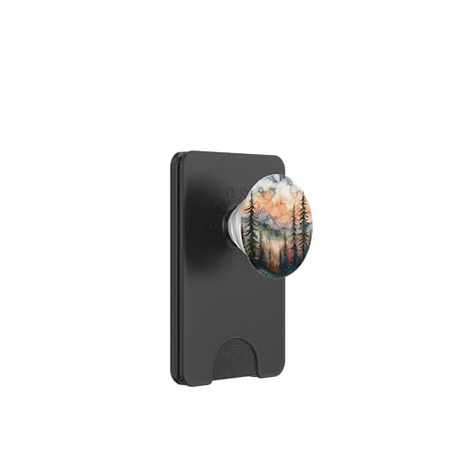 Abstrakte Außenlandschaft Ästhetischer Berg PopSockets PopWallet für MagSafe Abstrakte Außenlandschaft Ästhetischer Berg PopSockets PopWallet für MagSafe von Mountain Landscapes Forest