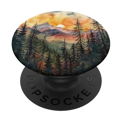 Berge PopSockets Klebender PopGrip Berge PopSockets Klebender PopGrip von Mountain Landscapes Forest