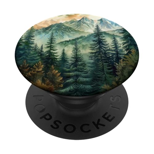 Berge PopSockets Klebender PopGrip Berge PopSockets Klebender PopGrip von Mountain Landscapes Forest