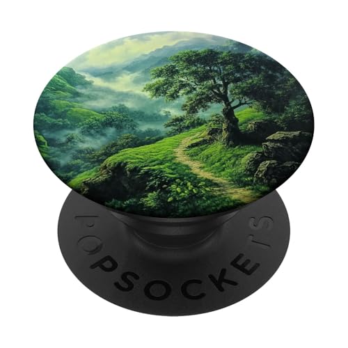 Berge Wildnis Wald Wandern Kiefer Natur PopSockets Klebender PopGrip von Mountain Landscapes Forest