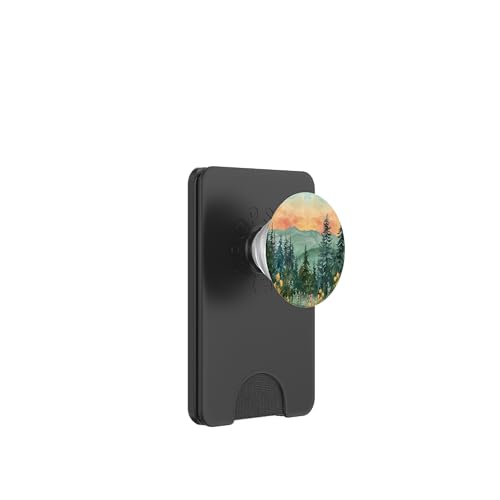 Berge Wildnis Wald Wandern Kiefer Natur PopSockets PopWallet für MagSafe von Mountain Landscapes Forest