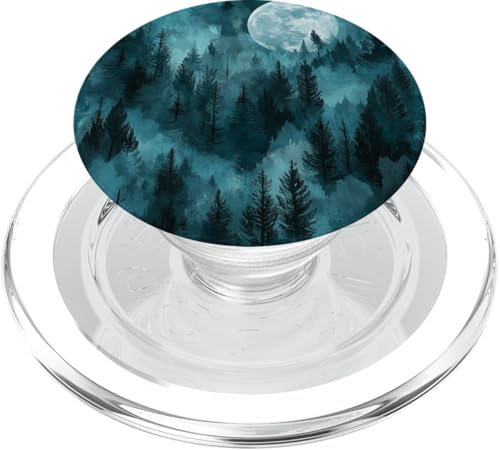 Berghimmel Nacht Mond und Sternenlandschaft PopSockets PopGrip für MagSafe Berghimmel Nacht Mond und Sternenlandschaft PopSockets PopGrip für MagSafe von Mountain Landscapes Forest