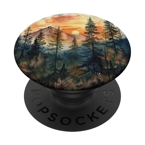 Berglandschaft PopSockets Klebender PopGrip Berglandschaft PopSockets Klebender PopGrip von Mountain Landscapes Forest