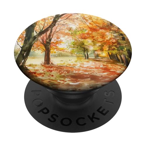 Herbst-Landschaftsbäume PopSockets Klebender PopGrip Herbst-Landschaftsbäume PopSockets Klebender PopGrip von Mountain Landscapes Forest