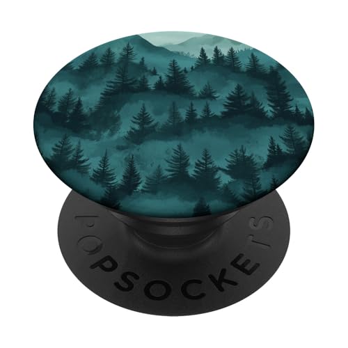 Kiefer Berg Szene Wald Berge Landschaft PopSockets Klebender PopGrip von Mountain Landscapes Forest
