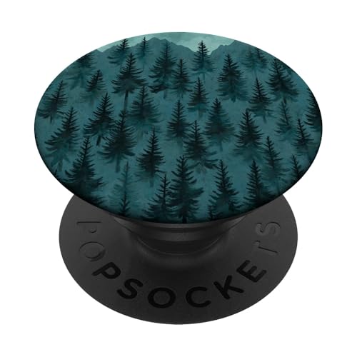 Kiefer Berg Szene Wald Berge Landschaft PopSockets Klebender PopGrip von Mountain Landscapes Forest