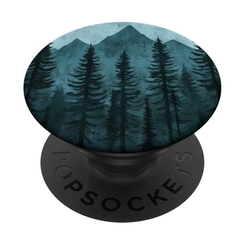Kiefer Berg Szene Wald Berge Landschaft PopSockets Klebender PopGrip Kiefer Berg Szene Wald Berge Landschaft PopSockets Klebender PopGrip von Mountain Landscapes Forest