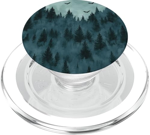 Kiefer Berg Szene Wald Berge Landschaft PopSockets PopGrip für MagSafe von Mountain Landscapes Forest