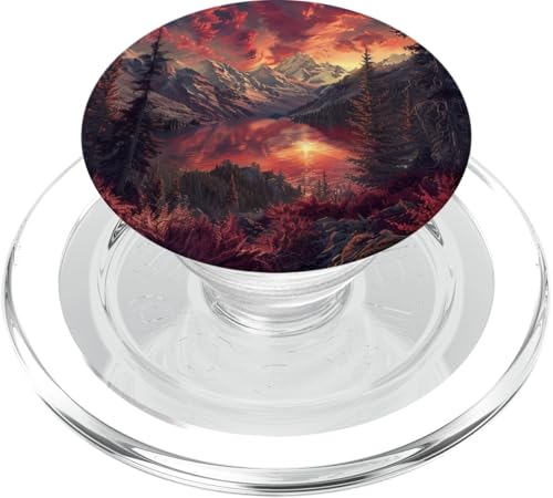 Kiefer Berg Szene Wald Berge Landschaft PopSockets PopGrip für MagSafe Kiefer Berg Szene Wald Berge Landschaft PopSockets PopGrip für MagSafe von Mountain Landscapes Forest