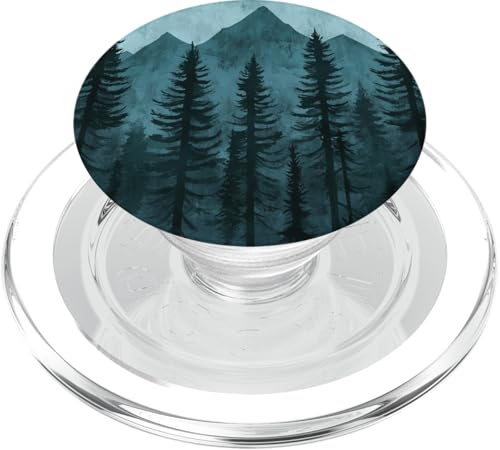 Kiefer Berg Szene Wald Berge Landschaft PopSockets PopGrip für MagSafe Kiefer Berg Szene Wald Berge Landschaft PopSockets PopGrip für MagSafe von Mountain Landscapes Forest
