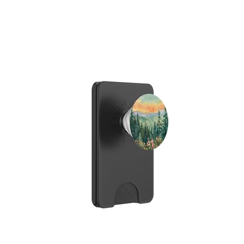 Kiefer Berg Szene Wald Berge Landschaft PopSockets PopWallet für MagSafe Kiefer Berg Szene Wald Berge Landschaft PopSockets PopWallet für MagSafe von Mountain Landscapes Forest