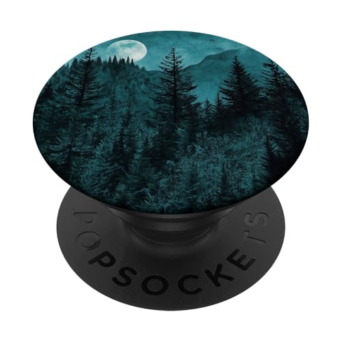 Kiefer Bergszene Blaugrün Wald Muster PopSockets Klebender PopGrip Kiefer Bergszene Blaugrün Wald Muster PopSockets Klebender PopGrip von Mountain Landscapes Forest