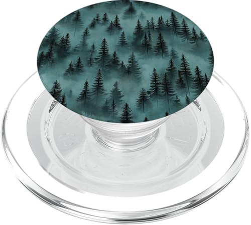 Kiefer Bergszene Blaugrün Wald Muster PopSockets PopGrip für MagSafe Kiefer Bergszene Blaugrün Wald Muster PopSockets PopGrip für MagSafe von Mountain Landscapes Forest