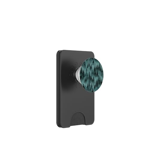 Kiefer Bergszene Blaugrün Wald Muster PopSockets PopWallet für MagSafe Kiefer Bergszene Blaugrün Wald Muster PopSockets PopWallet für MagSafe von Mountain Landscapes Forest