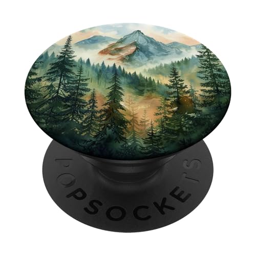 Kiefer PopSockets Klebender PopGrip Kiefer PopSockets Klebender PopGrip von Mountain Landscapes Forest