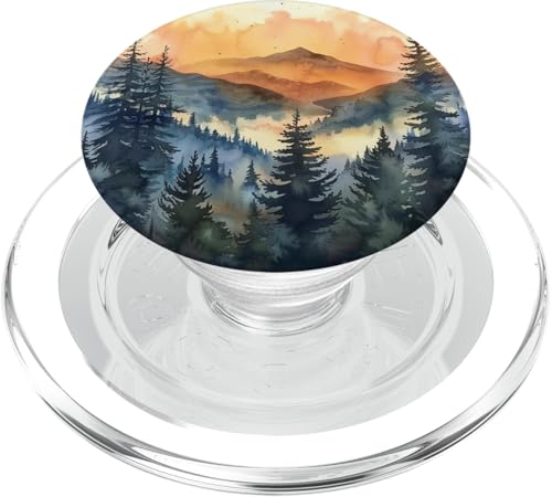 Kiefer Wald Wildnis PopSockets PopGrip für MagSafe von Mountain Landscapes Forest