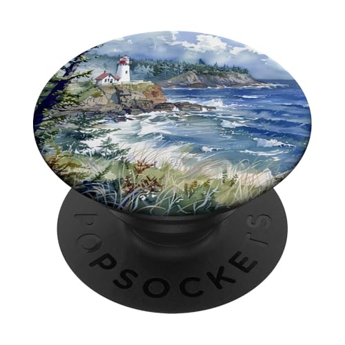Leuchtturm PopSockets Klebender PopGrip Leuchtturm PopSockets Klebender PopGrip von Mountain Landscapes Forest